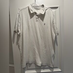 John Varvatos white Polo Shirt Classic Design